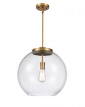 Innovations Lighting 221-1S-BB-G122-16 - Athens - 1 Light - 16 inch - Brushed Brass - Cord hung - Pendant