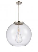 Innovations Lighting 221-1S-PN-G122-18 - Athens - 1 Light - 18 inch - Polished Nickel - Cord hung - Pendant