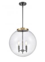 Innovations Lighting 221-3S-BAB-G204-16 - Beacon - 3 Light - 16 inch - Black Antique Brass - Cord hung - Pendant