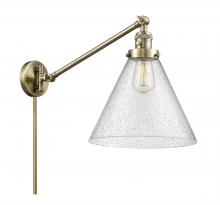 Innovations Lighting 237-AB-G44-L - Cone - 1 Light - 12 inch - Antique Brass - Swing Arm