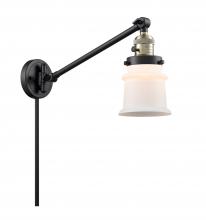 Innovations Lighting 237-BAB-G181S - Canton - 1 Light - 8 inch - Black Antique Brass - Swing Arm