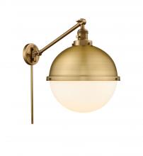 Innovations Lighting 237-BB-HFS-121-BB-LED - Hampden - 1 Light - 13 inch - Brushed Brass - Swing Arm