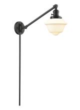 Innovations Lighting 237-OB-G531-LED - Oxford - 1 Light - 8 inch - Oil Rubbed Bronze - Swing Arm