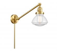 Innovations Lighting 237-SG-G322 - Olean - 1 Light - 9 inch - Satin Gold - Swing Arm