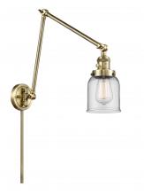 Innovations Lighting 238-AB-G52 - Bell - 1 Light - 8 inch - Antique Brass -Adjustable Swing Arm