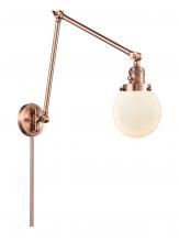 Innovations Lighting 238-AC-G201-6 - Beacon - 1 Light - 6 inch - Antique Copper -Adjustable Swing Arm