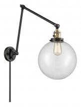 Innovations Lighting 238-BAB-G202-10 - Beacon - 1 Light - 10 inch - Black Antique Brass -Adjustable Swing Arm