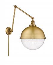 Innovations Lighting 238-BB-HFS-124-BB - Hampden - 1 Light - 13 inch - Brushed Brass - Swing Arm