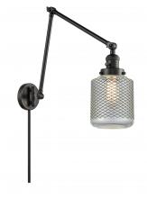 Innovations Lighting 238-BK-G262 - Stanton - 1 Light - 6 inch - Matte Black - Swing Arm