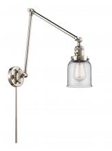 Innovations Lighting 238-PN-G52 - Bell - 1 Light - 8 inch - Polished Nickel -Adjustable Swing Arm