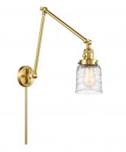 Innovations Lighting 238-SG-G513 - Bell - 1 Light - 8 inch - Satin Gold - Swing Arm