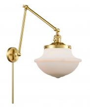 Innovations Lighting 238-SG-G541 - Oxford - 1 Light - 12 inch - Satin Gold - Swing Arm