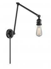 Innovations Lighting 238NH-BK - Bare Bulb Swing Arm With Switch