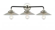 Innovations Lighting 284-3W-BPN-G2-LED - Halophane 3 Light Bath Vanity Light