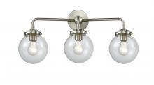 Innovations Lighting 284-3W-SN-G202-6 - Beacon - 3 Light - 24 inch - Brushed Satin Nickel - Bath Vanity Light