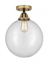 Innovations Lighting 288-1C-BAB-G202-12 - Beacon - 1 Light - 12 inch - Black Antique Brass - Semi-Flush Mount