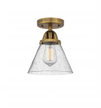 Innovations Lighting 288-1C-BB-G44 - Cone - 1 Light - 8 inch - Brushed Brass - Semi-Flush Mount