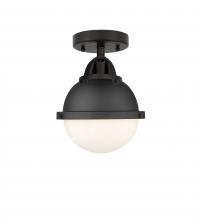 Innovations Lighting 288-1C-BK-HFS-61-BK - Hampden - 1 Light - 7 inch - Matte Black - Semi-Flush Mount