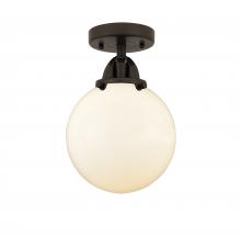 Innovations Lighting 288-1C-OB-G201-8 - Beacon - 1 Light - 8 inch - Oil Rubbed Bronze - Semi-Flush Mount