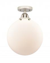 Innovations Lighting 288-1C-PN-G201-12 - Beacon - 1 Light - 12 inch - Polished Nickel - Semi-Flush Mount