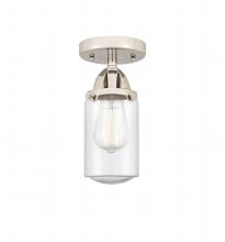 Innovations Lighting 288-1C-PN-G314 - Dover - 1 Light - 5 inch - Polished Nickel - Semi-Flush Mount