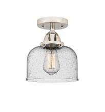 Innovations Lighting 288-1C-PN-G74 - Bell - 1 Light - 8 inch - Polished Nickel - Semi-Flush Mount