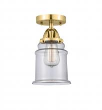 Innovations Lighting 288-1C-SG-G182 - Canton - 1 Light - 6 inch - Satin Gold - Semi-Flush Mount