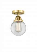 Innovations Lighting 288-1C-SG-G202-6 - Beacon - 1 Light - 6 inch - Satin Gold - Semi-Flush Mount