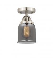 Innovations Lighting 288-1C-SN-G53 - Bell - 1 Light - 5 inch - Brushed Satin Nickel - Semi-Flush Mount