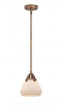 Innovations Lighting 288-1S-AC-G171 - Fulton - 1 Light - 7 inch - Antique Copper - Cord hung - Mini Pendant