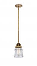 Innovations Lighting 288-1S-BB-G182S - Canton - 1 Light - 5 inch - Brushed Brass - Cord hung - Mini Pendant