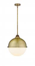 Innovations Lighting 288-1S-BB-HFS-121-BB - Hampden - 1 Light - 13 inch - Brushed Brass - Cord hung - Pendant