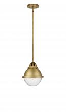 Innovations Lighting 288-1S-BB-HFS-64-BB - Hampden - 1 Light - 7 inch - Brushed Brass - Cord hung - Mini Pendant