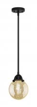 Innovations Lighting 288-1S-BK-G208-6 - Beacon - 1 Light - 6 inch - Matte Black - Cord hung - Mini Pendant