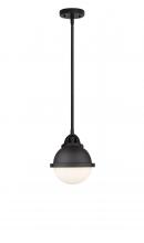 Innovations Lighting 288-1S-BK-HFS-61-BK - Hampden - 1 Light - 7 inch - Matte Black - Cord hung - Mini Pendant