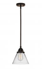 Innovations Lighting 288-1S-OB-G42 - Cone - 1 Light - 8 inch - Oil Rubbed Bronze - Cord hung - Mini Pendant