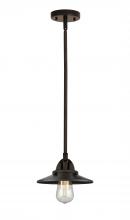 Innovations Lighting 288-1S-OB-M5-OB - Railroad - 1 Light - 8 inch - Oil Rubbed Bronze - Cord hung - Mini Pendant