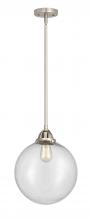 Innovations Lighting 288-1S-SN-G204-12 - Beacon - 1 Light - 12 inch - Brushed Satin Nickel - Cord hung - Mini Pendant