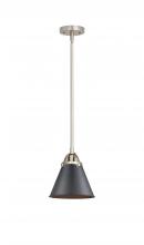 Innovations Lighting 288-1S-SN-M13-BK - Appalachian - 1 Light - 8 inch - Brushed Satin Nickel - Cord hung - Mini Pendant