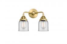 Innovations Lighting 288-2W-SG-G52 - Bell - 2 Light - 13 inch - Satin Gold - Bath Vanity Light