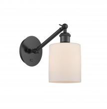 Innovations Lighting 317-1W-BK-G111 - Cobbleskill - 1 Light - 5 inch - Matte Black - Sconce