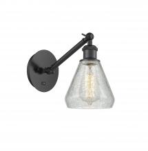 Innovations Lighting 317-1W-BK-G275 - Conesus - 1 Light - 6 inch - Matte Black - Sconce