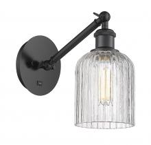 Innovations Lighting 317-1W-BK-G559-5CL - Bridal Veil - 1 Light - 5 inch - Matte Black - Sconce