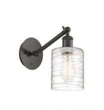 Innovations Lighting 317-1W-OB-G1113 - Cobbleskill - 1 Light - 5 inch - Oil Rubbed Bronze - Sconce