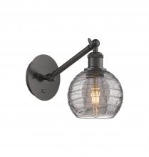 Innovations Lighting 317-1W-OB-G1213-6SM - Athens Deco Swirl - 1 Light - 6 inch - Oil Rubbed Bronze - Sconce