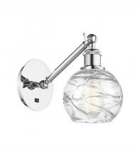 Innovations Lighting 317-1W-PC-G1213-6 - Athens Deco Swirl - 1 Light - 6 inch - Polished Chrome - Sconce