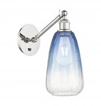 Innovations Lighting 317-1W-PN-G480-6SB - Brookhaven Almond - 1 Light - 6 inch - Polished Nickel - Sconce