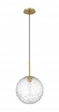 Innovations Lighting 321-1P-BB-G320-12CL-BB - Barrington - 1 Light - 12 inch - Brushed Brass - Cord hung - Mini Pendant