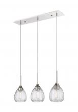 Innovations Lighting 323-3I-PN-G323-6CL - Berkshire - 3 Light - 27 inch - Polished Nickel - Cord Hung - Island Light