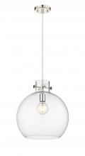 Innovations Lighting 410-1PL-PN-G410-14CL - Newton Sphere - 1 Light - 14 inch - Polished Nickel - Cord hung - Pendant